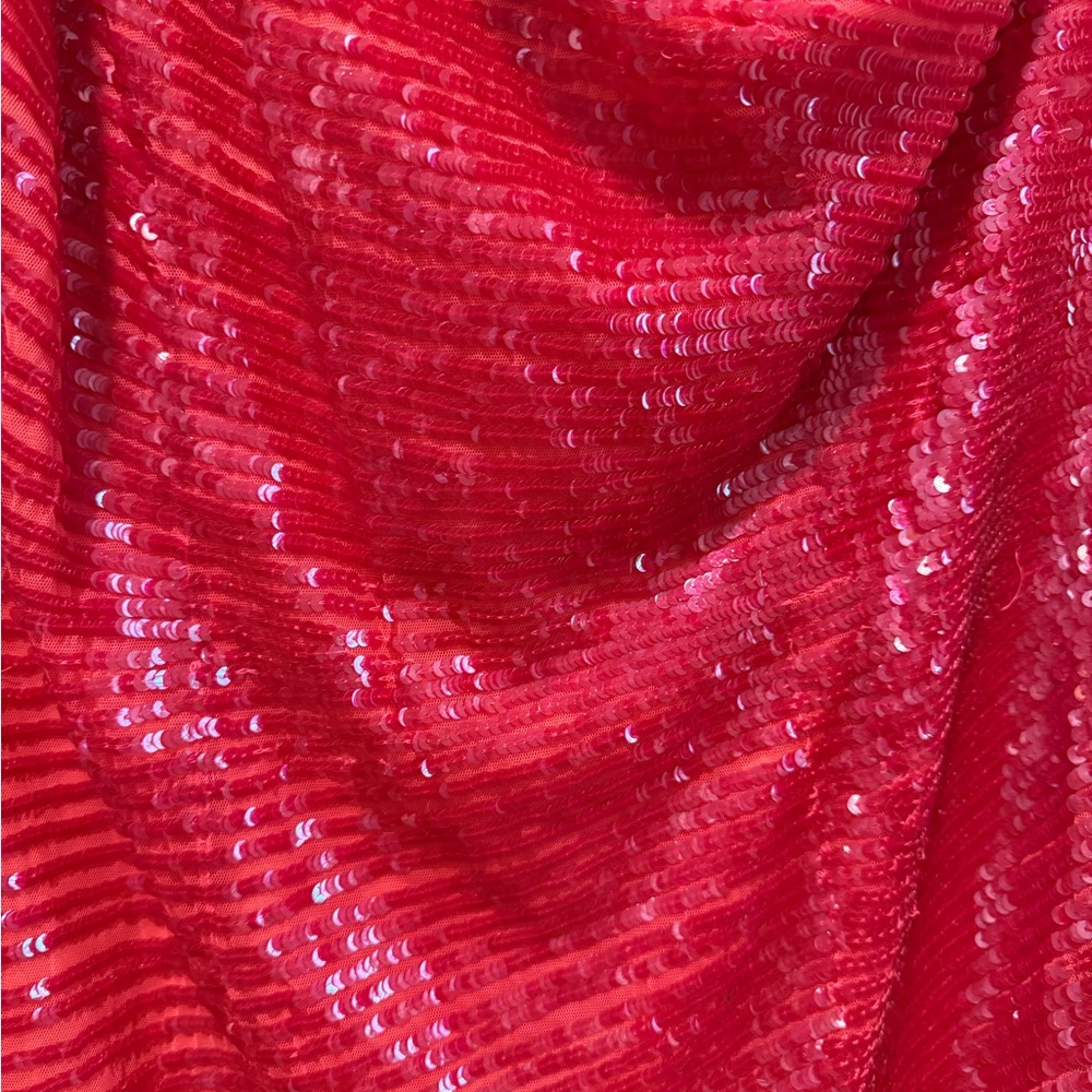NWOT Mac Duggal Scarlet Sequin Dress - Picture 6 of 6